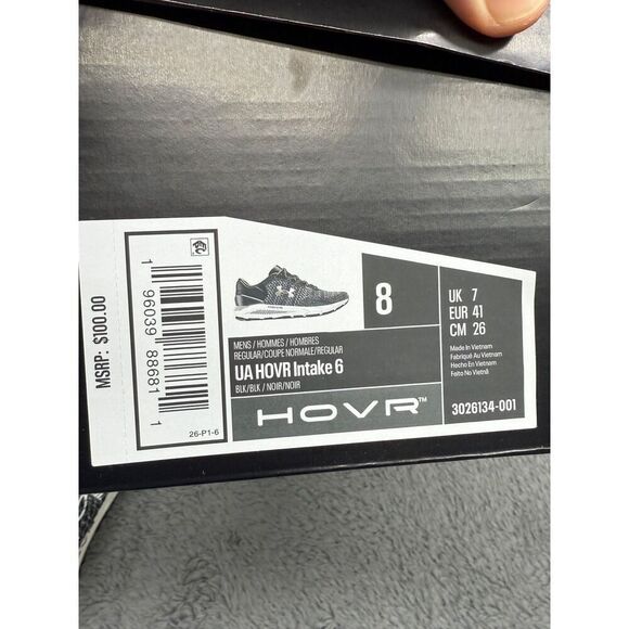 Under Armour Men’s 8 HOVR Intake 6 with Comfort Deluxe. In good shape! - Picture 4 of 5